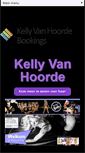 Mobile Screenshot of kellyvanhoorde-bookings.com